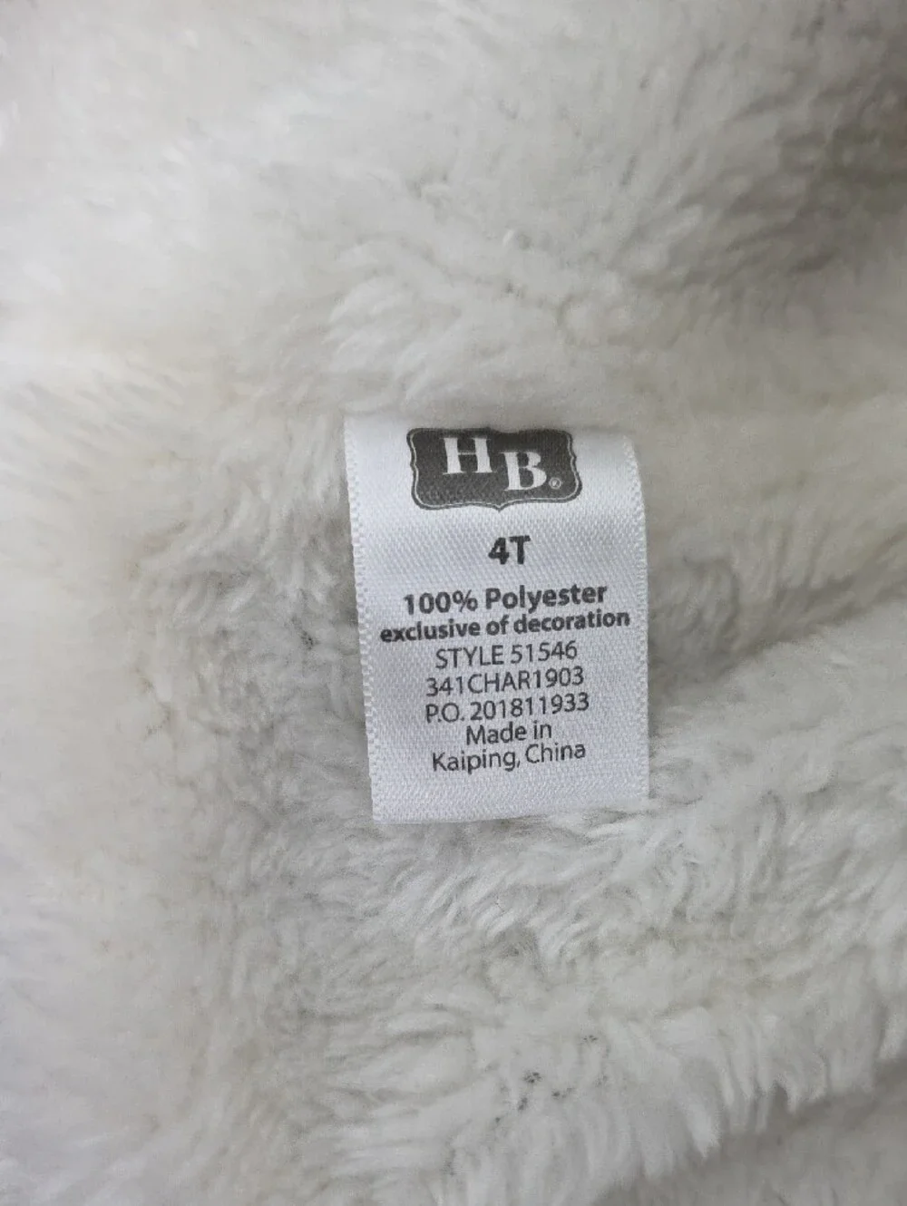 NWT Hudson Baby Cozy Kids Gray Fleece Trapper Hat with Cream Faux Fur Lining